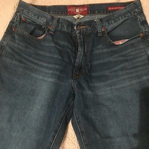 Lucky Brand men's 181 relaxed straight sz 33